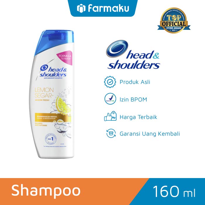 Promo Harga Head & Shoulders Shampoo Lemon Fresh 160 ml - Shopee
