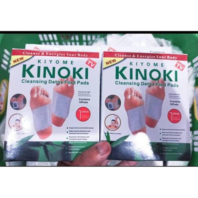 [WHITE ] [ Harga per BOX ] Kinoki putih koyo penyerap racun