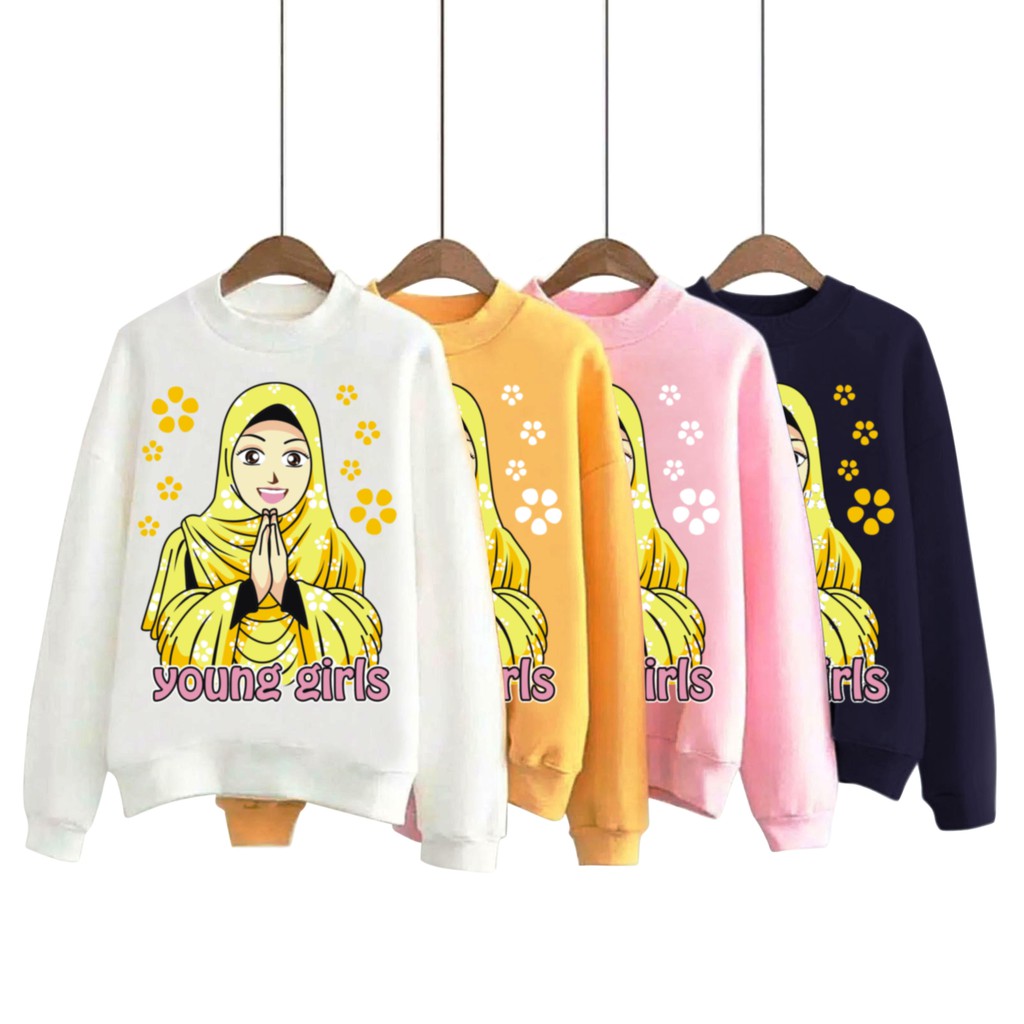 Bess - Sweater Murah Wanita / Sweater Lengan Panjang HIJAB YOUNG GIRLS