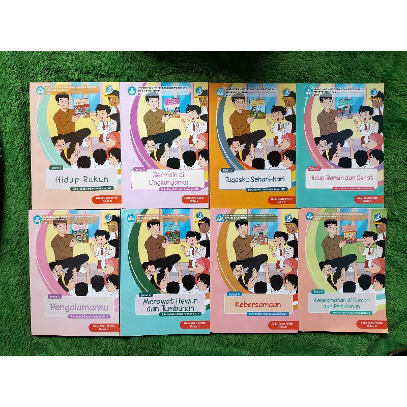 ORIGINAL BUKU TEMATIK GURU KELAS 2 TEMA 1 2 3 4 5 6 7 8