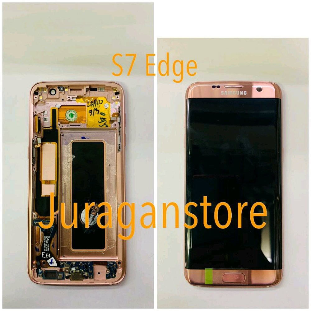 LCD TOUCHSCREEN SAMSUNG GALAXY S7 EDGE G935 FRAME ORIGINAL