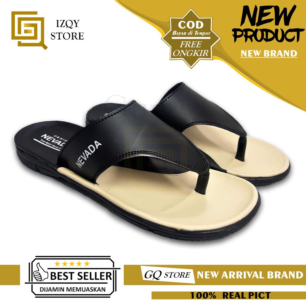 Sandal Jepit Pria Nevada Premium Casual Terbaru Trendy Pria Flip Flop Cwo / Cowok Laki Laki Unisex