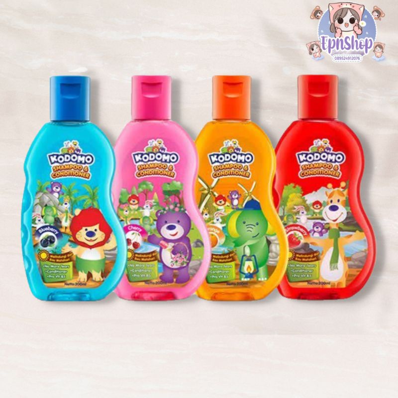 [BPOM] KODOMO SHAMPO DAN CONDITIONER ANAK / KODOMO SHAMPO anak 45ML/100ML/200ML