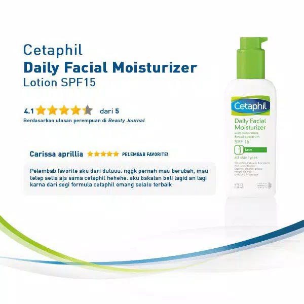 Cetaphil Daily Facial Moisturizer SPF 15/PA ++ 118 ML