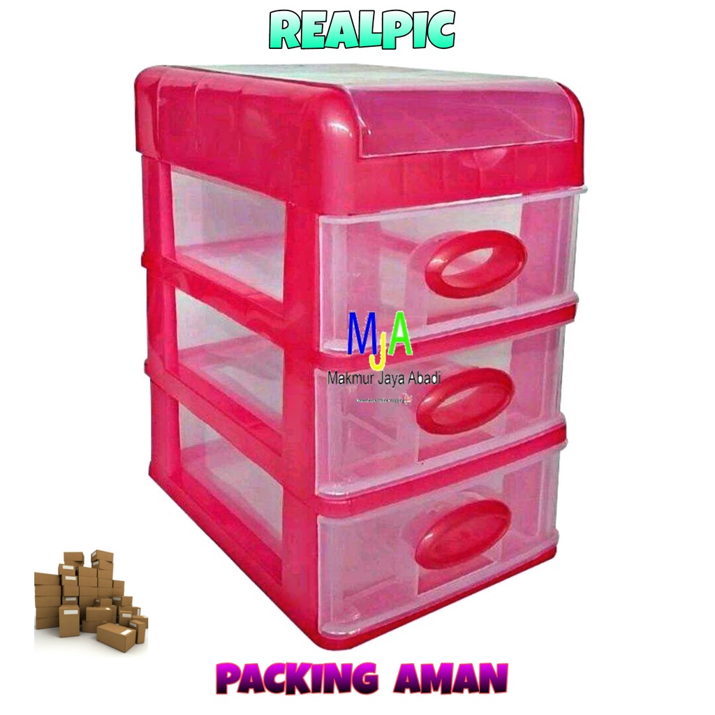 PROMO (BISA COD) Shinpo Mini Kontainer Felicia SIP 363-C4 Laci Penyimpanan / Rak Dapur / Rak Hias Kosmetik Mini / Rak Kosmetik / Makeup Storage / Kotak Penyimpanan Skincare / Tempat Kosmetik / Rak Alat Tulis / Mini kontainer Penyimpanan [4 Susun]