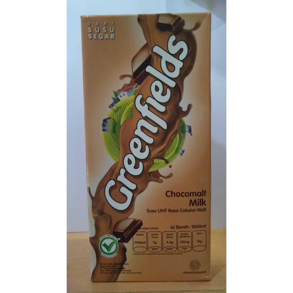 

Susu UHT Greenfields Choco Malt @ 1 liter