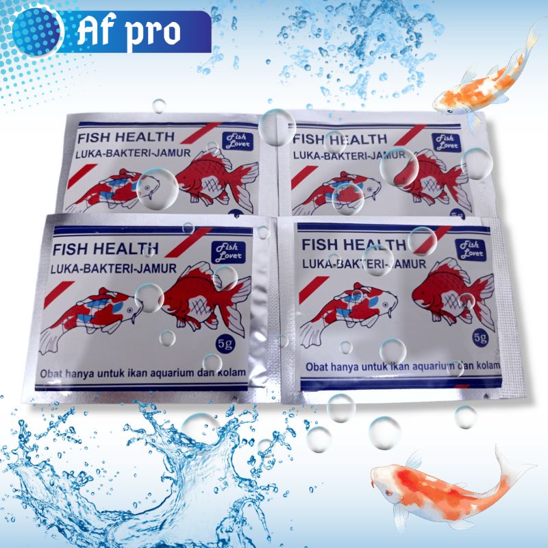 OBAT IKAN FISH LOVER ANTI JAMUR FISH HEALTH 5GR