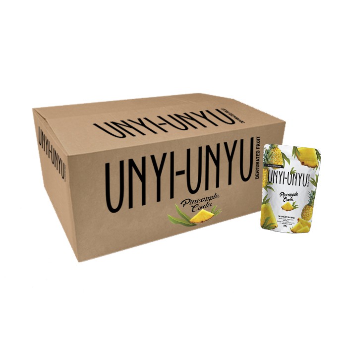 

UnyiUnyu Dehydrated Fruit Pineapple Coda 50 Gr – 1 Karton 24 Pcs