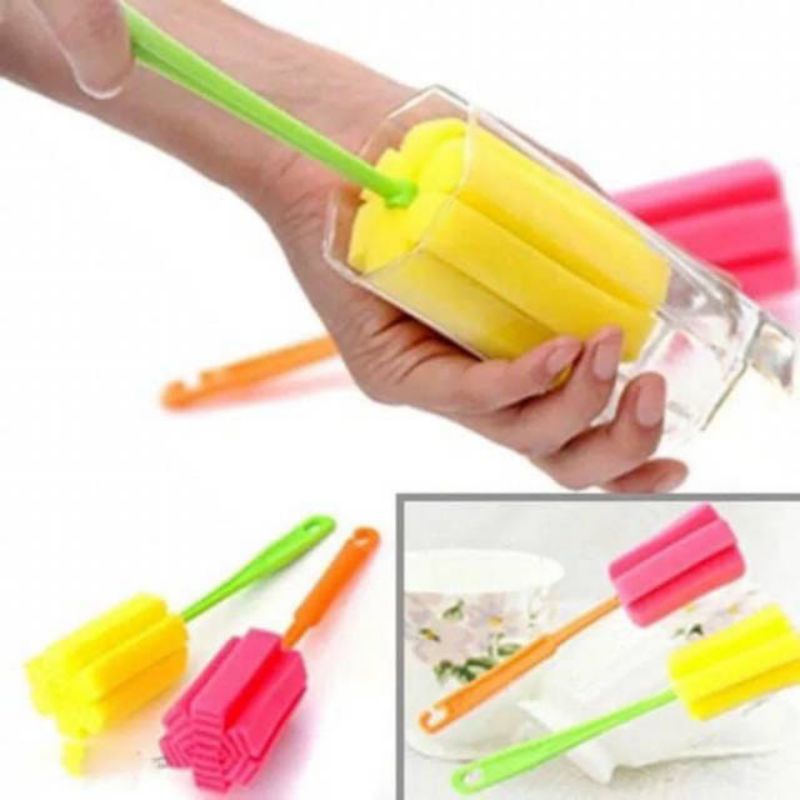 SPONGE TONGKAT ALAT CUCI BOTOL SUSU / ALAT CUCI BOTOL / TONGKAT BUSA CUCI BOTOL MURAH
