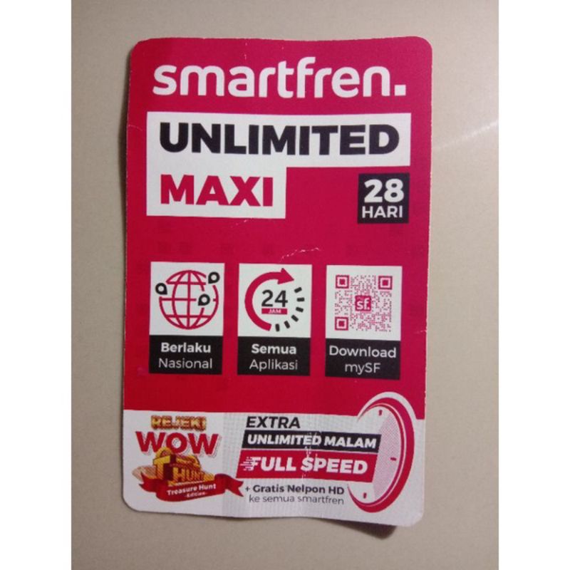 VOUCHER SMARTFREN UNLIMITED 28HARI