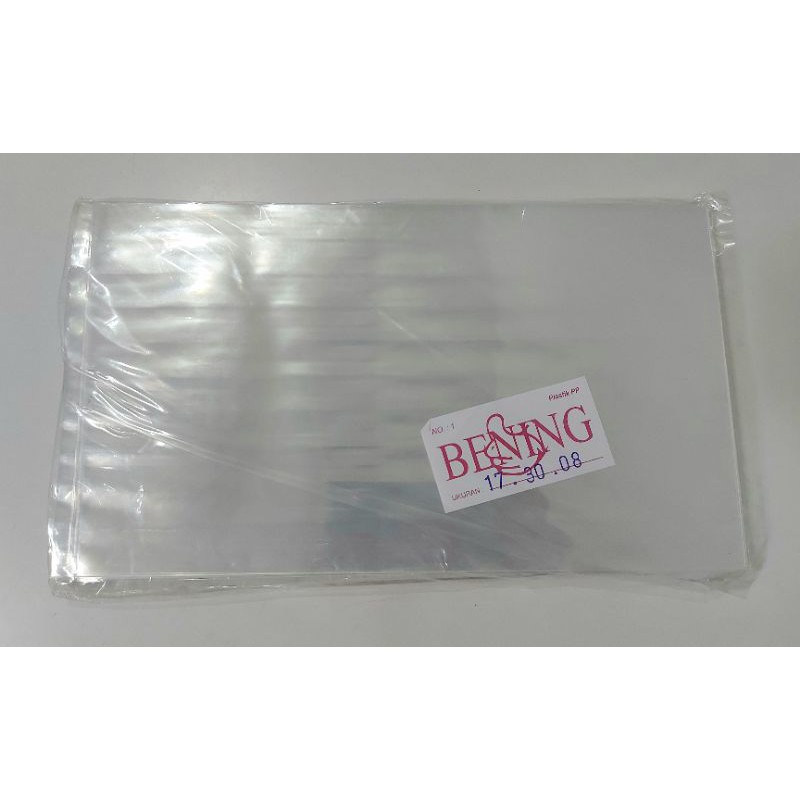 plastik PP tebal 08 uk 17x30