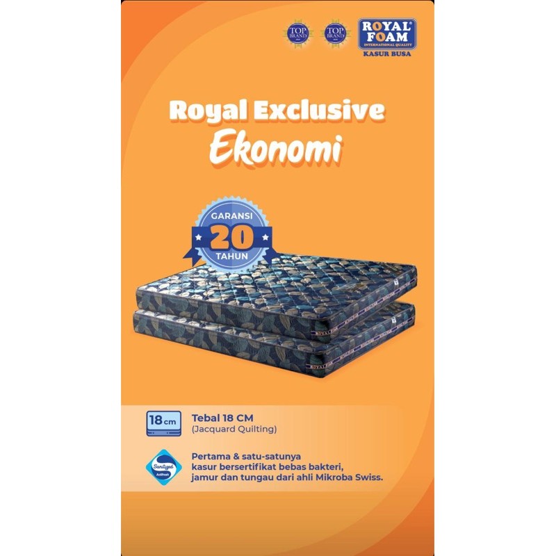 Royal kasur busa Exclusive Ekonomi 120 x 200