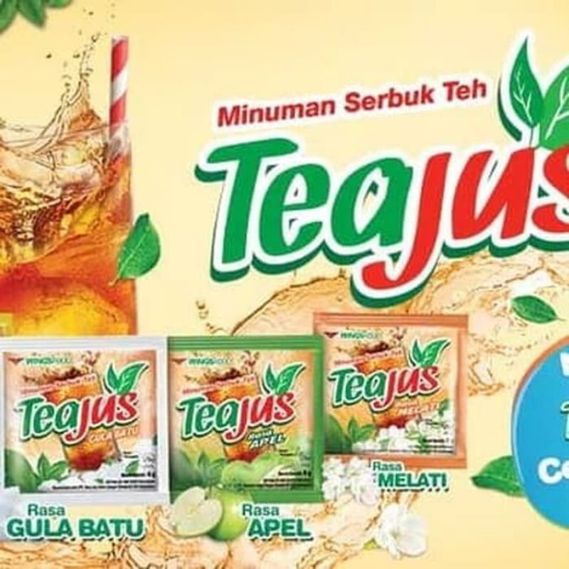 

minuman serbuk teh rasa-rasa "TEAJUS