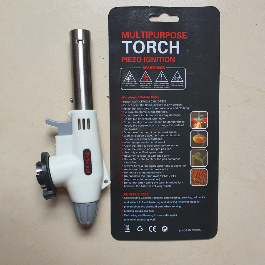 Kepala Bakar Portavle Gas Torch Flame Gun Las Butane Blow Lamp Api Jet / Pematik kepala Gas Portable