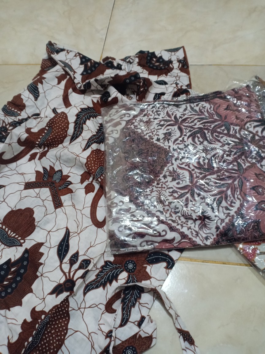 Atasan Batik Dolby Dolbi Dobby Doby Tenun Sutra Tulis Halus Katun Atbm Baron ,sarombit Atasan