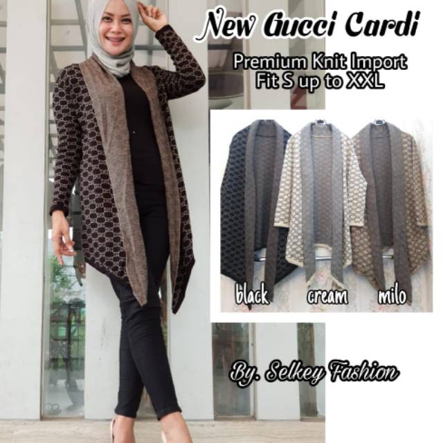 Baju wanita murah New Gucci Cardi
