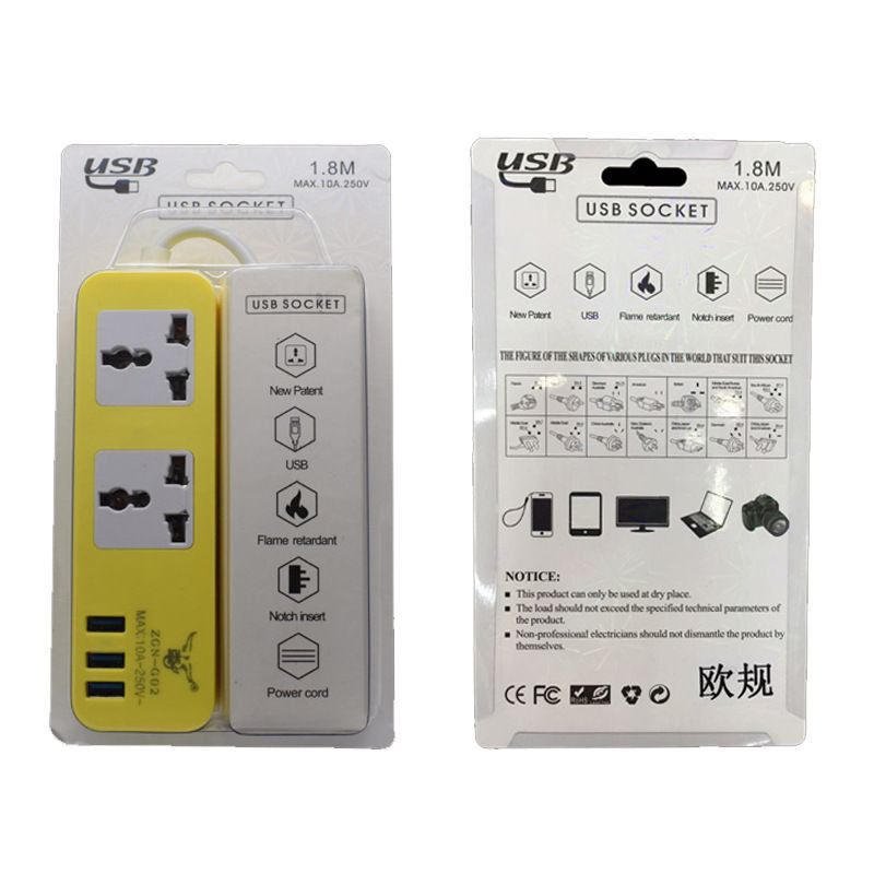 Colokan Terminal & USB 3 Port Charger 4A Adapter FastCharger Original