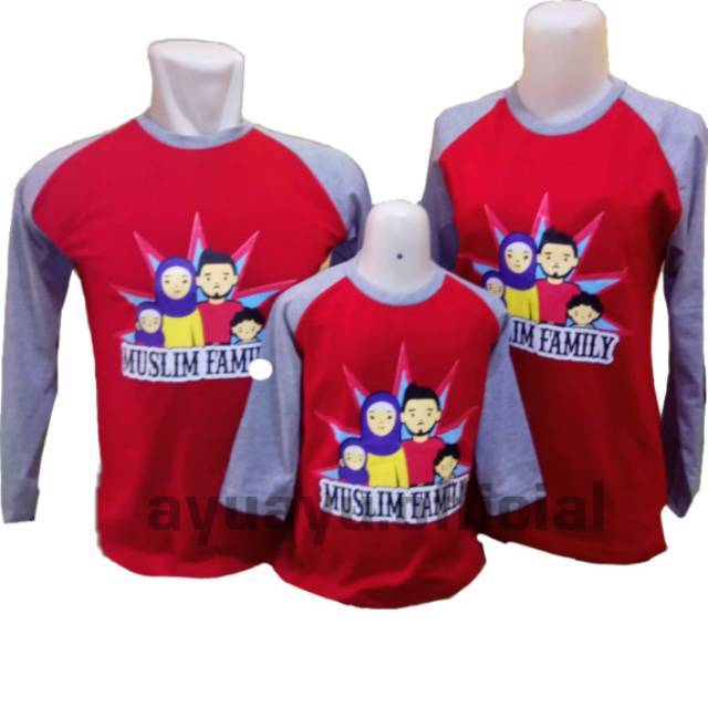 KAOS COUPLE KELUARGA MUSLIM FAMILY