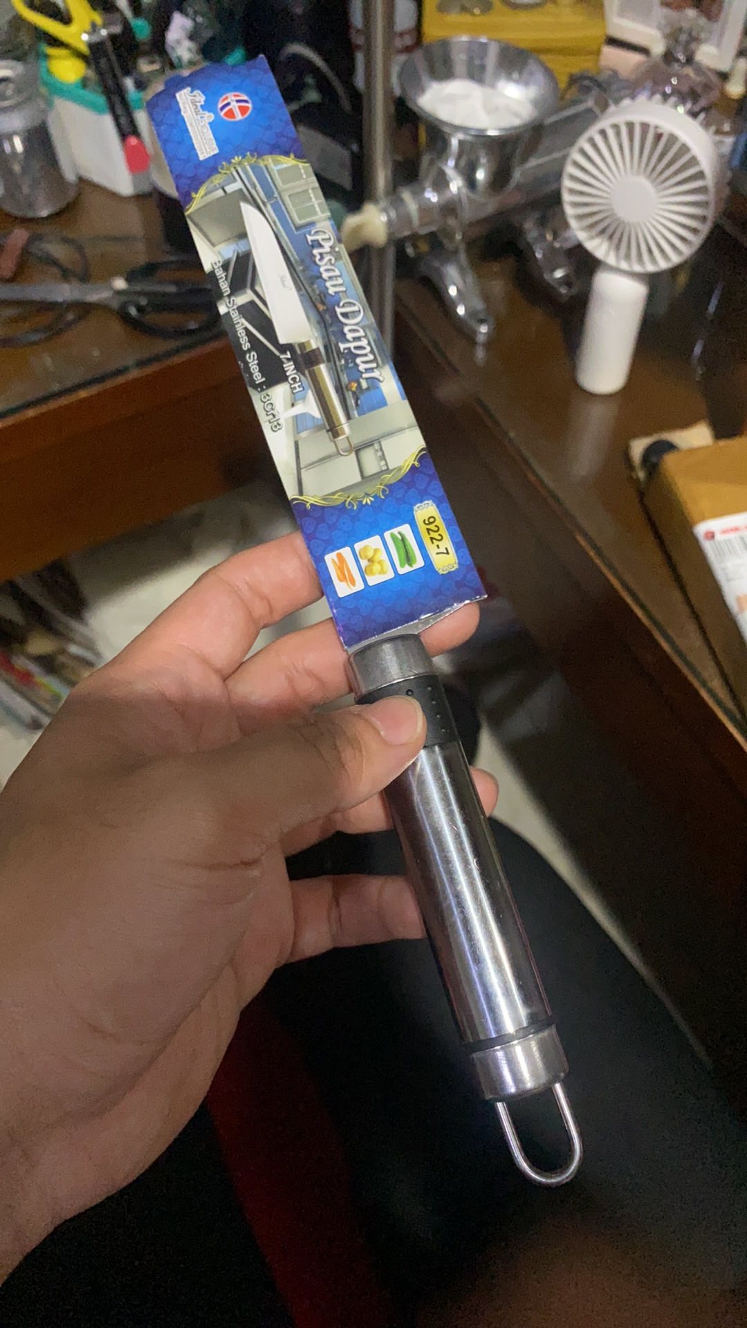 Pisau Dapur Stainless Steel Murah Utility Knife Ideal 922