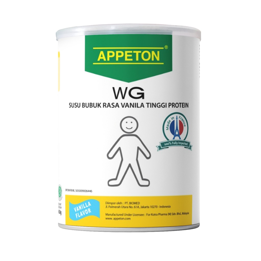 

Appeton Weight Gain Dewasa 450gr Vanilla Special Promo