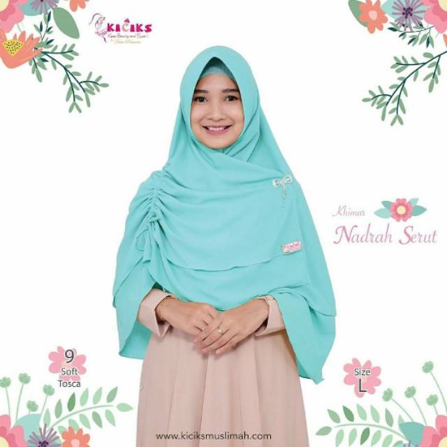 Khimar Nadrah Serut by kicik_muslimah