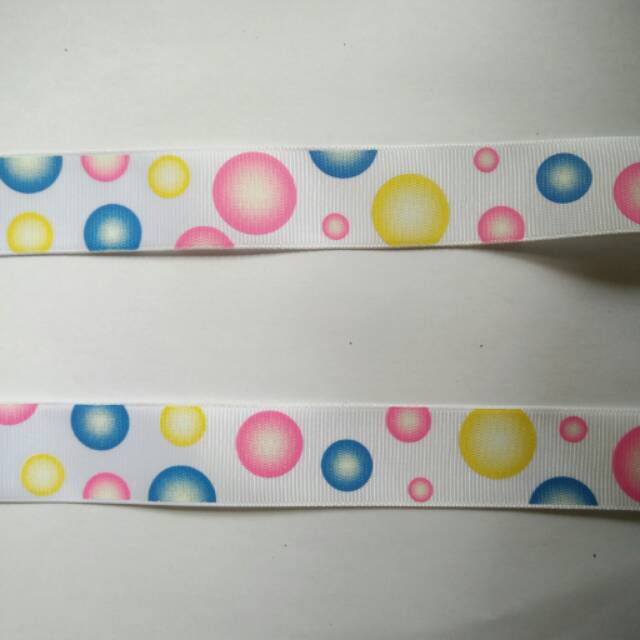 

Pita gros grain Bubble 2,5 cm / harga per yard