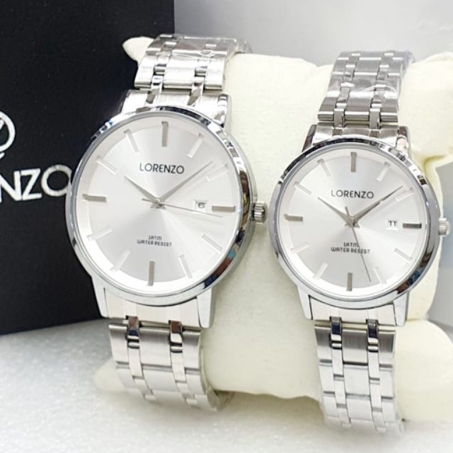 LORENZO FLAT FOUR / clofafagami / JAM TANGAN COUPLE / JAM TANGAN COUPLE ORIGINAL / JAM COUPLE  / JAM