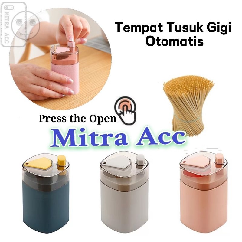 Tempat Tusuk Gigi Otomatis Automatic Toothpick Holder