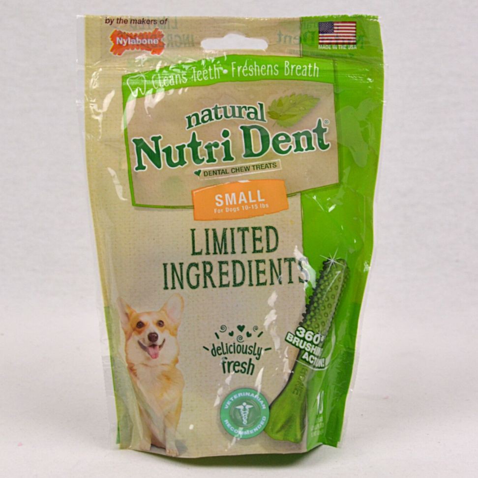 

NYLABONE Snack Anjing Dental NUTRIDENT Fresh Breath SMALL 10pcs