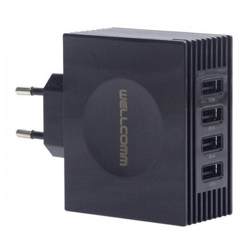 TC Charger / Batok Adaptor USB 4 Output - 5 Ampere / WellComm