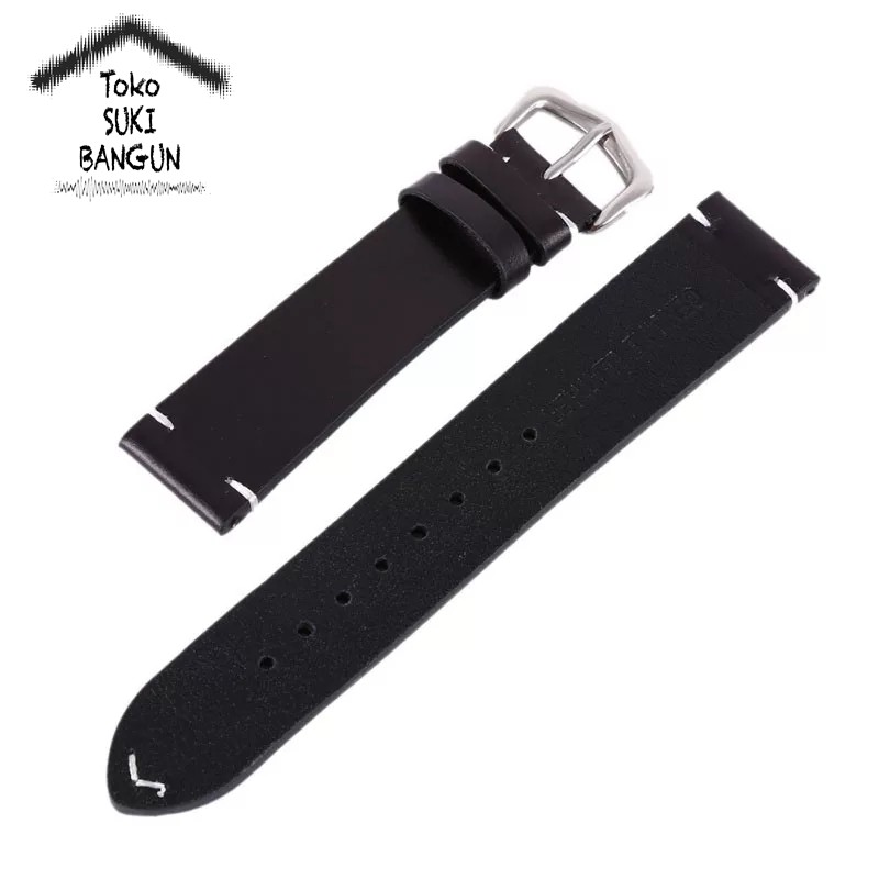 TALI JAM 20mm Leather Vintage Retro OXFORD Watch Band Strap