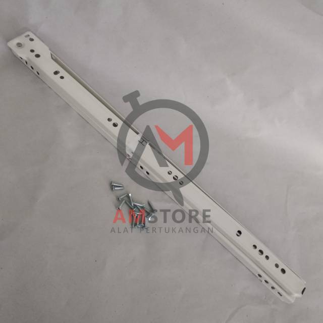 Rel Laci Putih Huben 45 cm Single Track