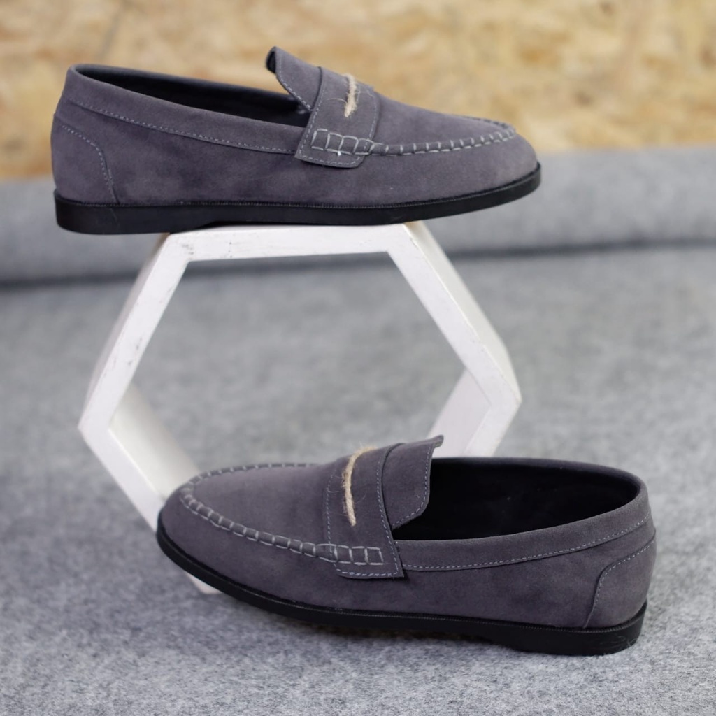 BURAY X SEPATU SLIP ON PRIA LOAFER BOI DEWASA SUEDE PREMIUM CASUAL FORMAL SLIP ON PRIA KERJA KANTOR GURU PNS PESTA RESMI NYAMAN || SLIP ON PRIA PANSUS BERKUALITAS 2022