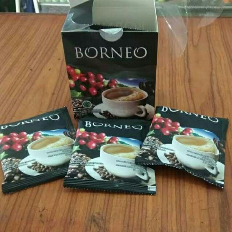 

Kopi Borneo Stamina Pria Dewasa Herbal Aman Isi 5 Sachet