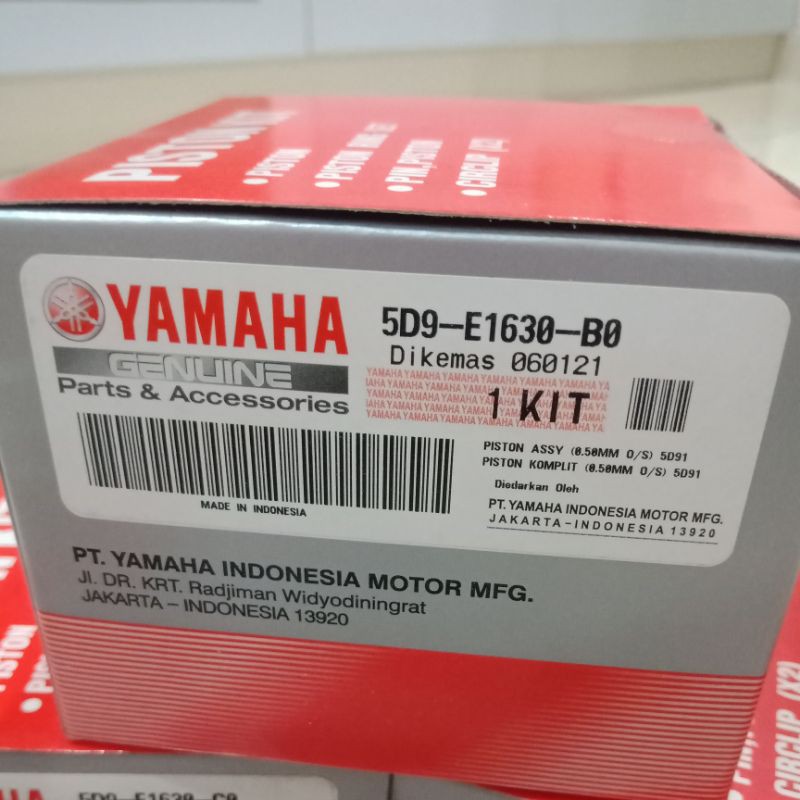 PISTON RING SEHER KIT 5D9 VEGA ZR JUPITER Z NEW SALIB ROBOT SIZE OS STANDAR STD 50 100 ORIGINAL ORI ASLI YAMAHA YGP-50/0.50