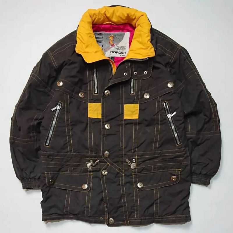 UPDATE LAGI !!!! (GRATIS ONGKIR & COD) thrift Vintage puffer brand windbreaker flight Corduroy second harrington tartan jaket second racing varsity-835 S fit M (73x59)