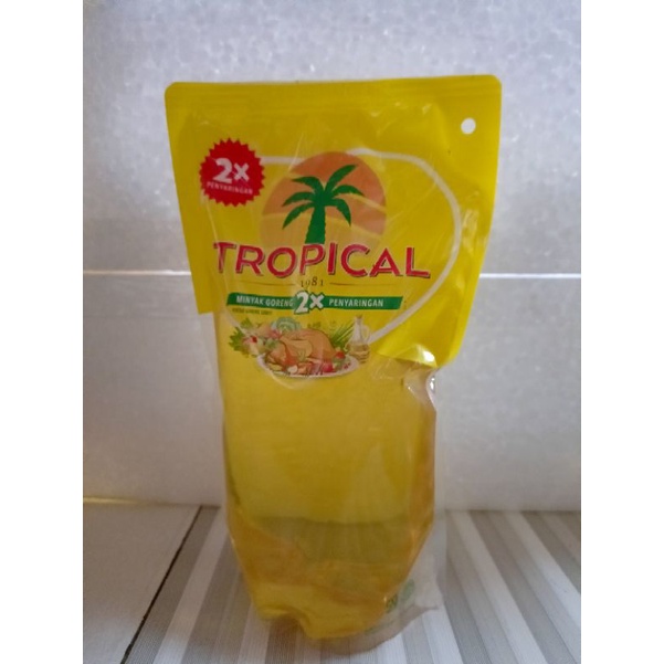 MINYAK TROPICAL  @ 2 LITER  SATU BUNGKUS/BOTOL