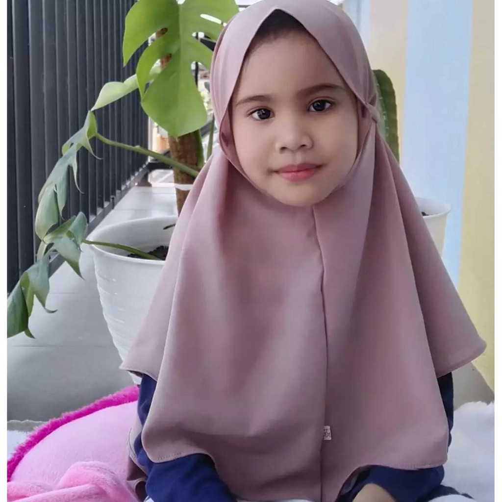 JILBAB ANAK TALI/HIJAB BERGO KIDS/JILBAB INSTAN ANAK/KERUDUNG ANAK/BERGO ANAK