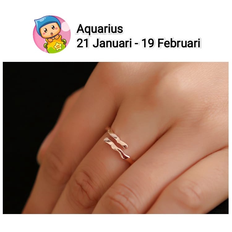 Cincin 94 Fashion wanita Cincin Unik Lucu Keren Elegant Minimalis /Deluna/ BS