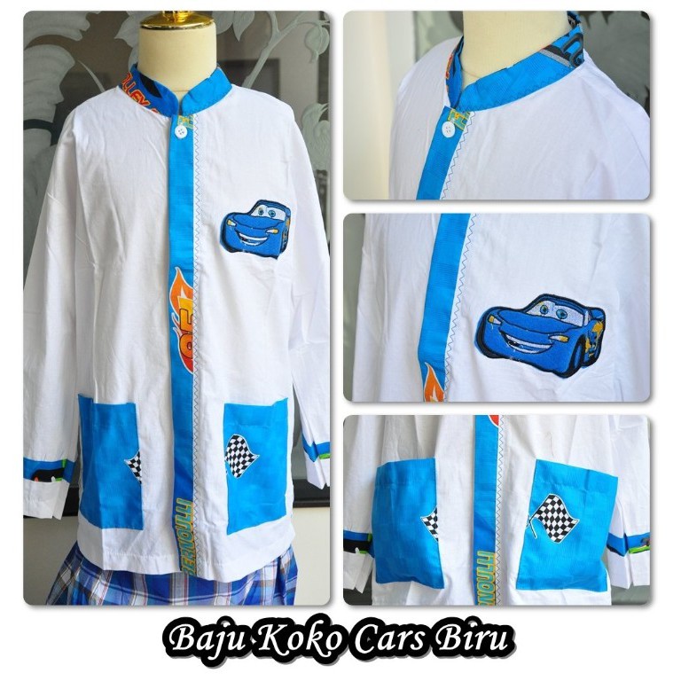 baju koko dewasa HL805 Koko Yudika Benhur Busana Muslim Pria Baju koko lengan panjang N7O3