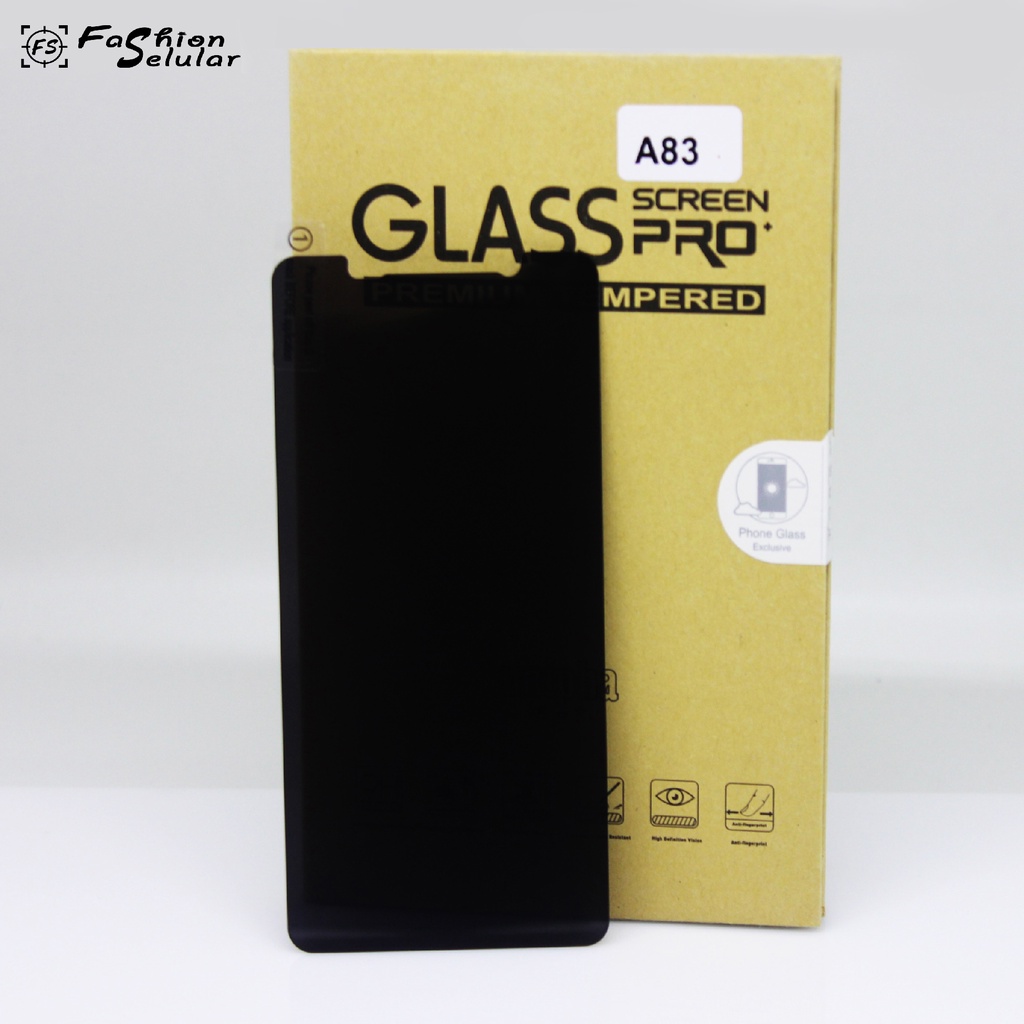 MallCasing - Oppo F1S | Neo 7 | Neo 7 | R9S/ F3 | R9S+/ F3+ | A39 | F5 Tempered Glass FS Anti SPY