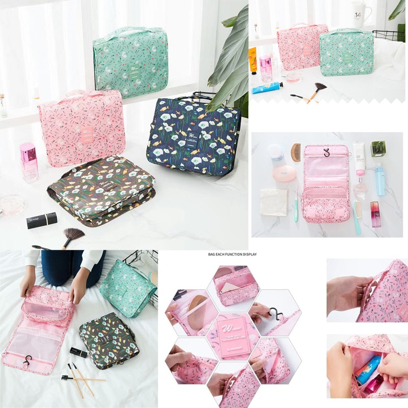 Doky Weekeight Korea travel hanging gantung toiletry kosmetik pouch Doky