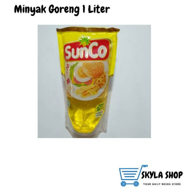 Minyak goreng sunco 1 L Pouch
