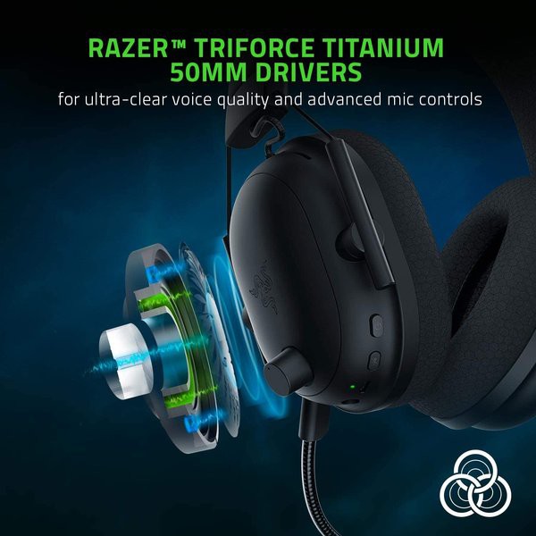 Razer Blackshark V2 Pro Wireless Esports Headset Gaming Black Shark