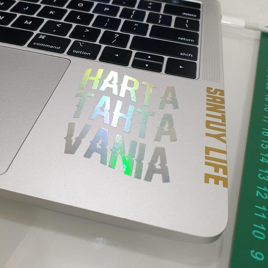 

Diskon!! KODE-288 Sticker Harta Tahta Nama Anda [Custom]