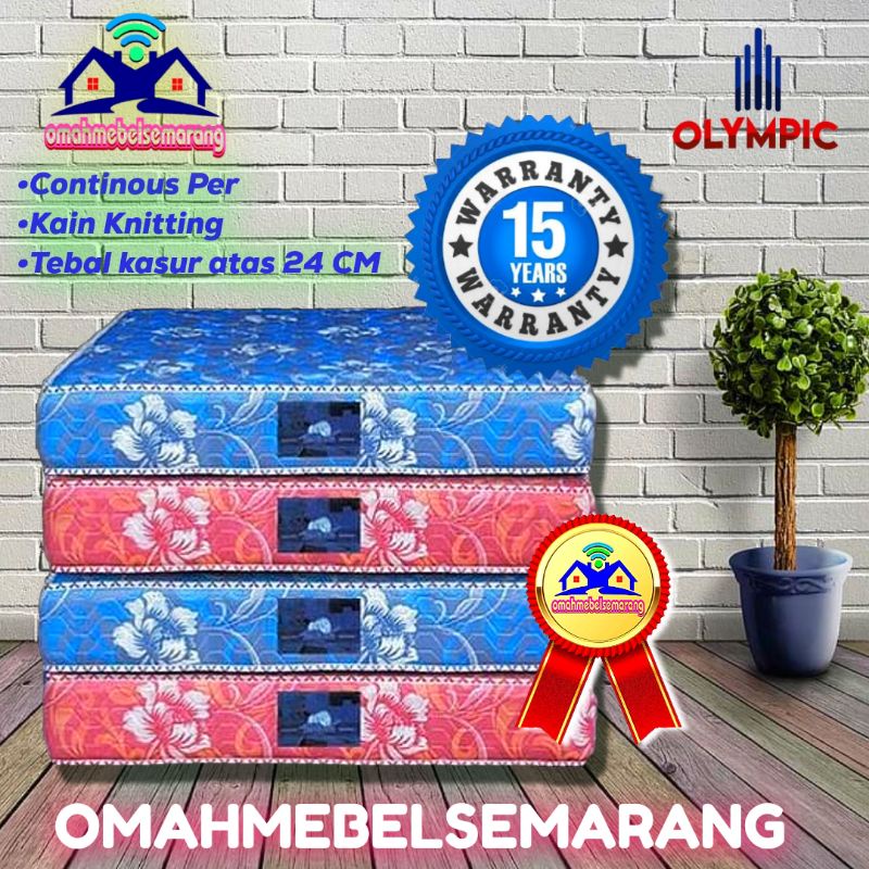 Set Springbed OLYMPIC BEARLAND SLOTH Bed Set Matras Kasur