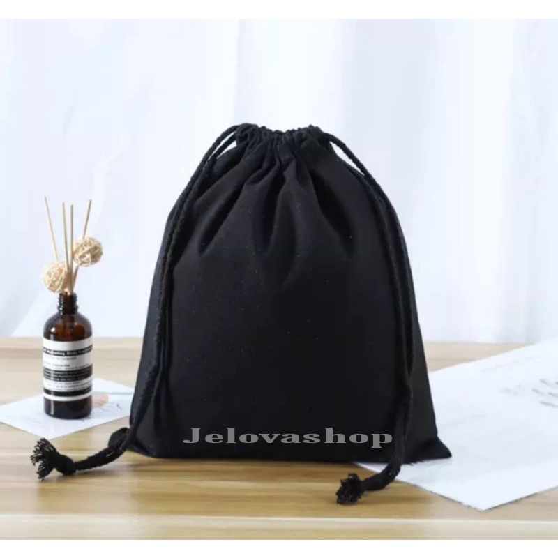 POUCH SERUT HITAM JUMBO( Size Besar )
