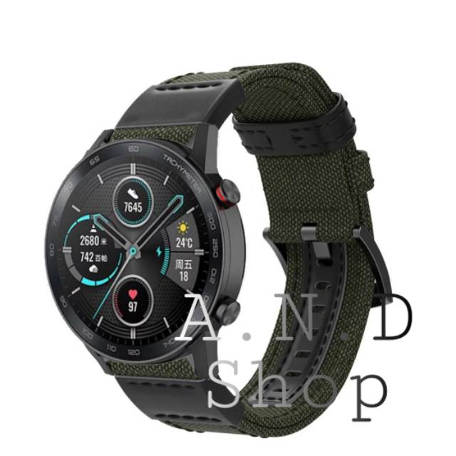HONOR MAGIC WATCH 2 46MM STRAP NYLON NILON WOVEN WATCH BAND TALI JAM TANGAN BENANG SPORT ACC BAND