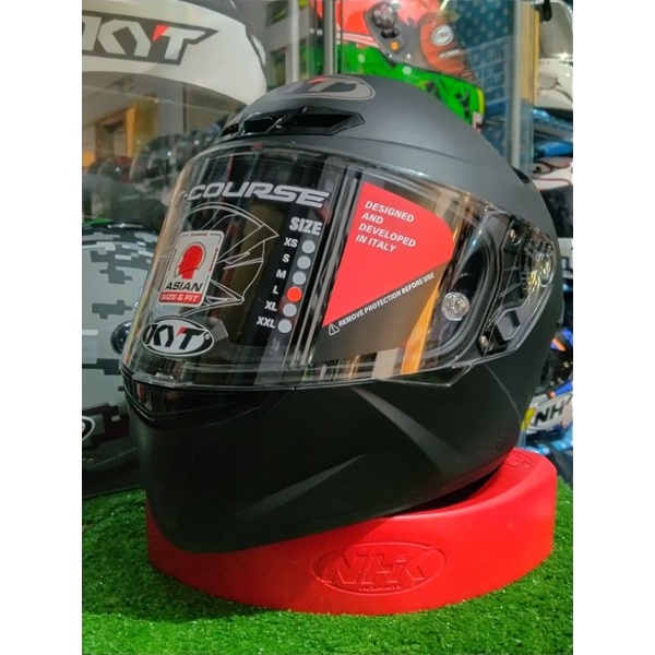 Helm KYT TT Course Solid Polos-1