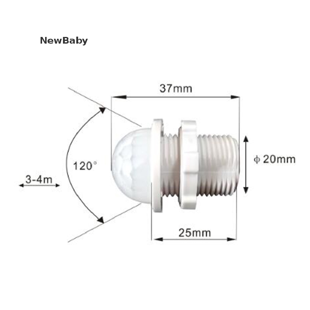 Lampu Malam Led Dengan Sensor Gerak Infrared Untuk Indooroutdoor